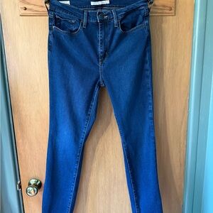 Levi's Women's Straight Leg Jeans in Deep Blue